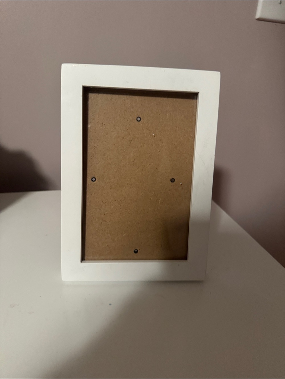 4x6 Made By Design White Wood Picture Frame